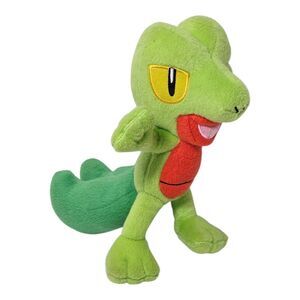 Pokemon Treecko Plush 8” Official Tomy Green Stuffed Animal Toy 2016 Nintendo